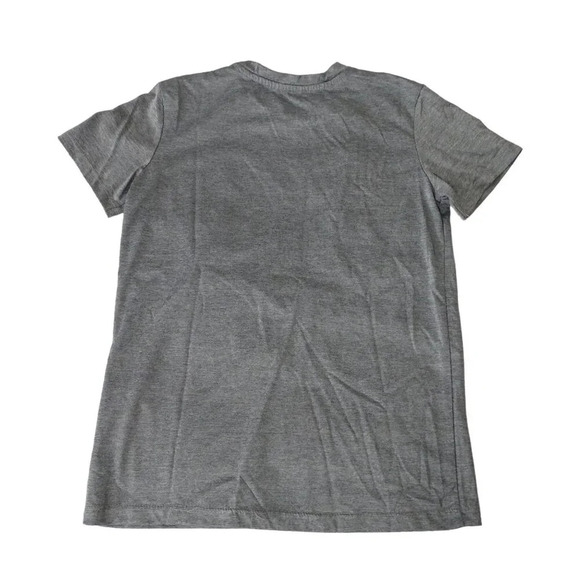 Reebok Athletic Graphic Tee T-Shirt Boys Size 8 Gray Short Sleeve Crewneck - Picture 6 of 6